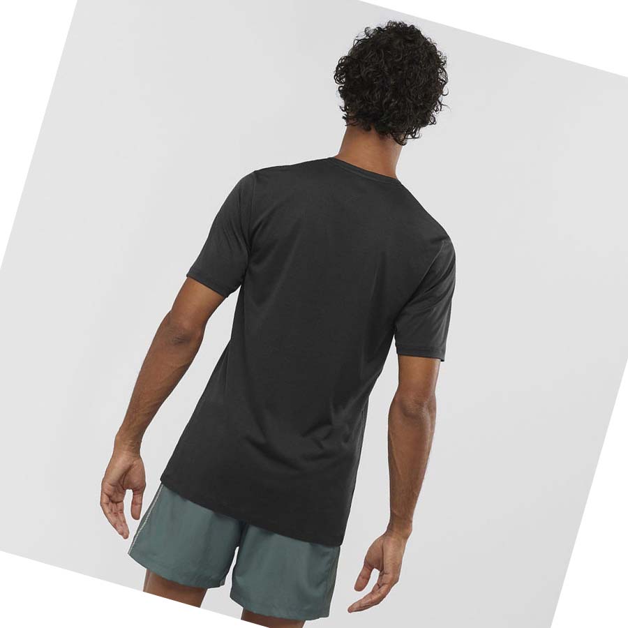 Camiseta Salomon AGILE TRAINING Hombre Negros | MX 3245LIS